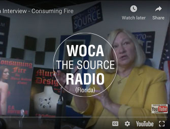 Screenshot of the author, C.B. Hoffmann on WOCA The Source Radio